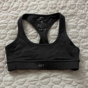 SET Active Black Sports Bra